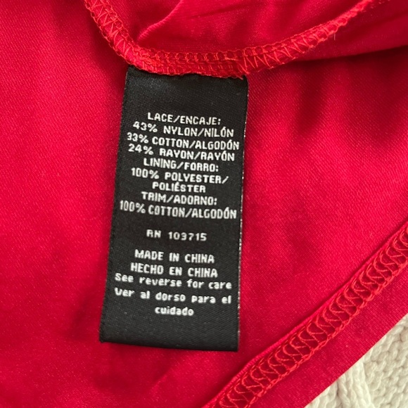 Zac & Rachel Elegant Red Lace Sleeveless Top Women’s size 2X - Picture 2 of 12